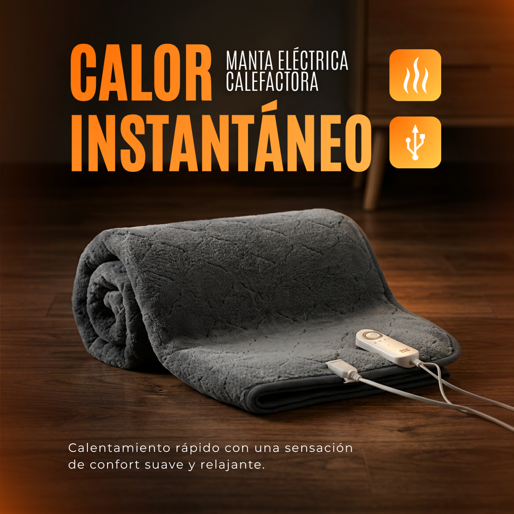 Manta Eléctrica Calefactora para la Cama - PRODUCTO EN TENDENCIA | CON DESCUENTO