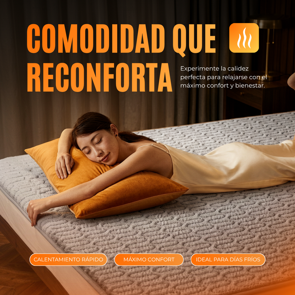 Manta Eléctrica Calefactora para la Cama - PRODUCTO EN TENDENCIA | CON DESCUENTO
