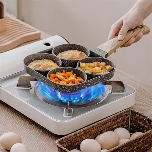 Sartén Antiadherente 4 Puestos para Arepas y Huevos | Cocina Fácil