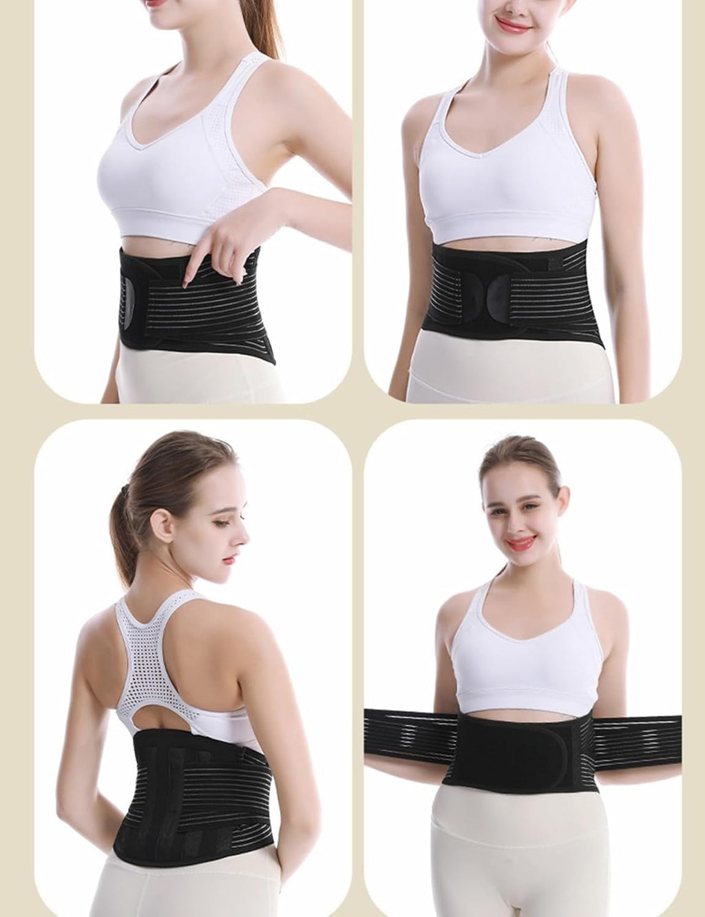 Faja Cinturon Termico - Soporte Lumbar - corretor postural + guía para adelgazar con descuentos exclusivos